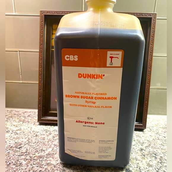 Dunkin Other Dunkin Brown Sugar Cinnamon Syrup Sealed Bottle Poshmark